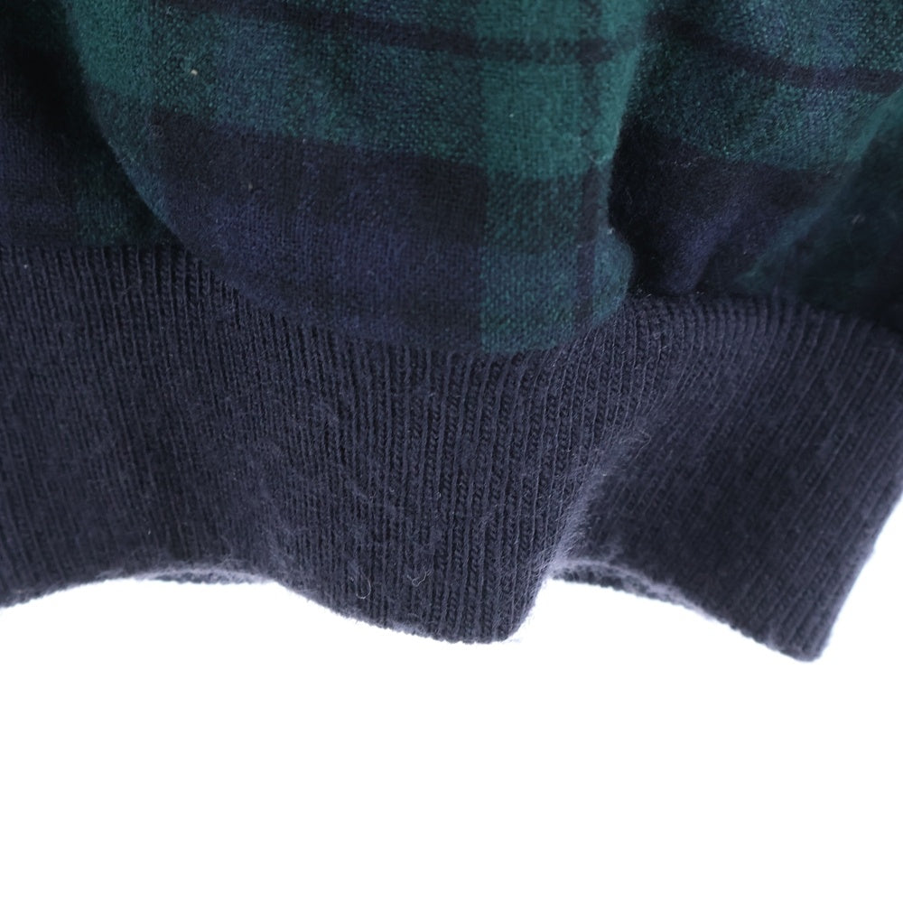 PENDLETON(ペンドルトン) 70-80S VINTAGE ヴィンテージ USA製 三角タグ ブラックウォッチ ウール カーディガン グリーン/ブラック