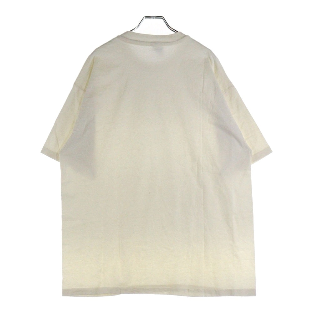 CHAMPION(チャンピオン) 90S VINTAGE ヴィンテージ USA製 裾シングル クルーネック 無地 半袖Tシャツ カットソー ホワイト