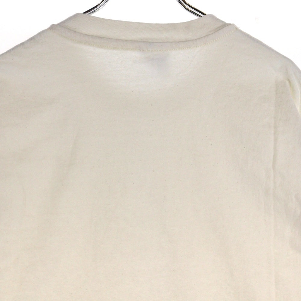 CHAMPION(チャンピオン) 90S VINTAGE ヴィンテージ USA製 裾シングル クルーネック 無地 半袖Tシャツ カットソー ホワイト