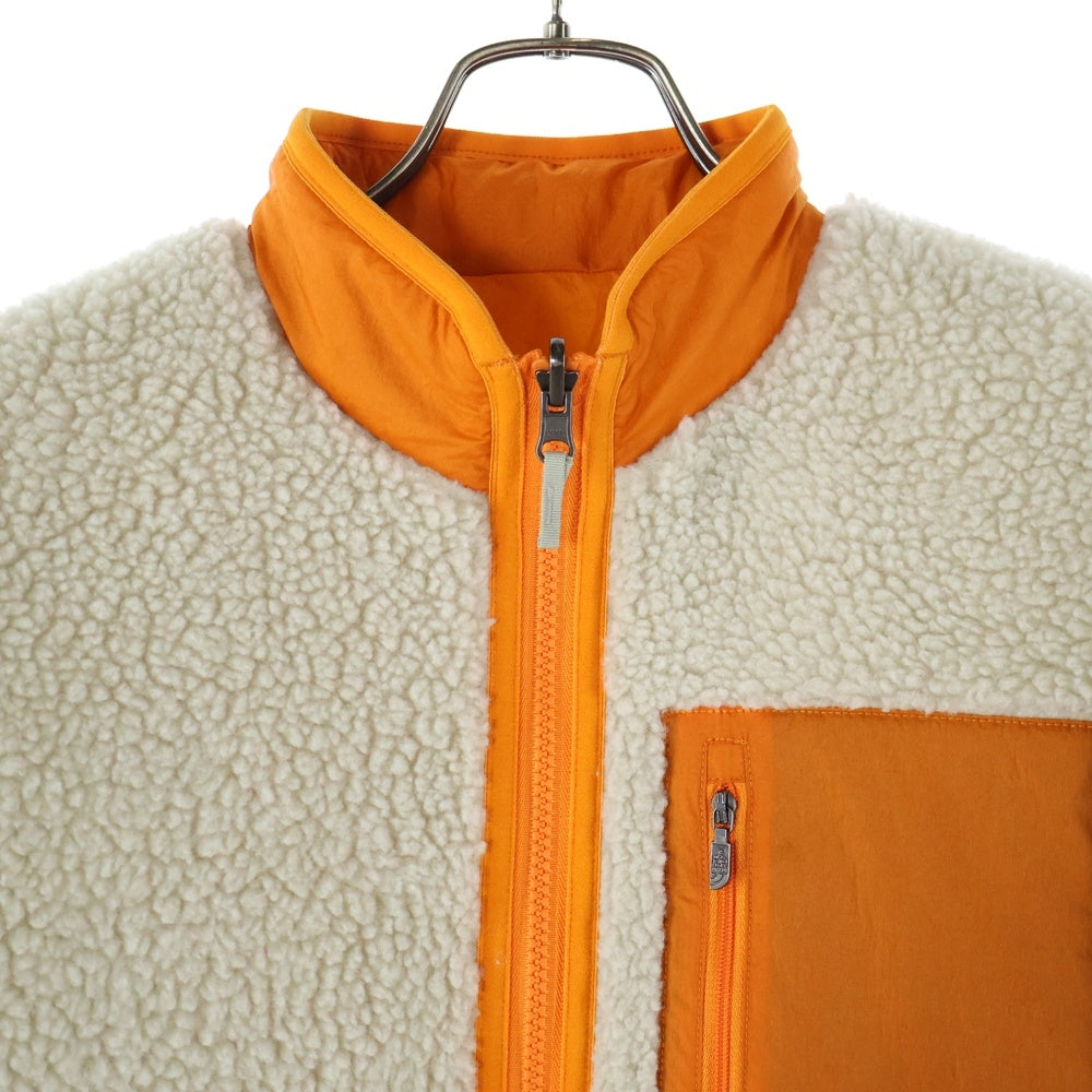 THE NORTH FACE(ザノースフェイス) Reversible Extreme Pile Jacket リバーシブル エクストリームパイルジャケット フリース ベージュ/オレンジ NP72333