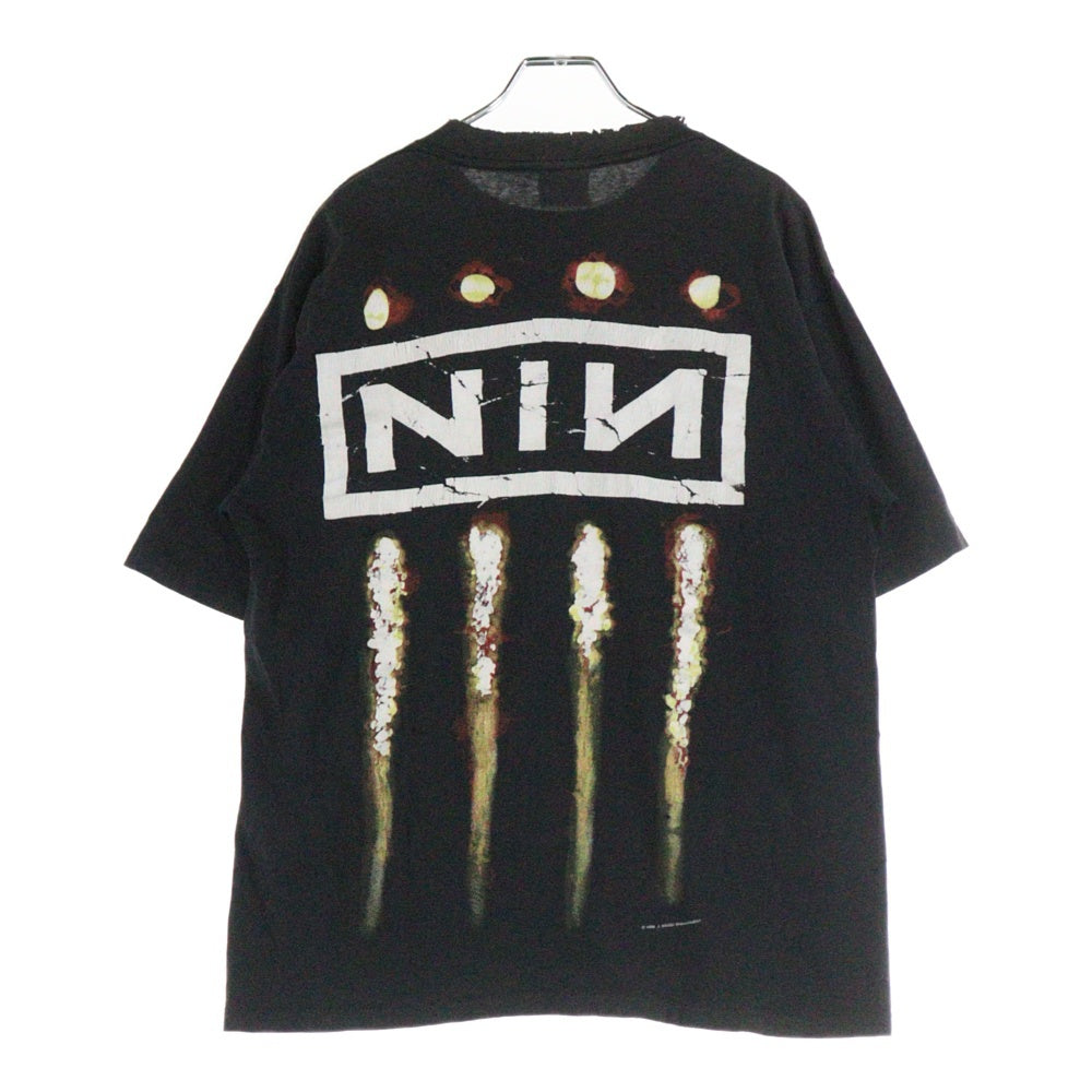 VINTAGE(ヴィンテージ) 90SVINTAGE NINE INCH NAILS THE DOWNWARD SPIRAL ALLSPORT ナインインチネイルズ ダウンワードスパイラル 両面プリント クルーネック 半袖Tシャツ