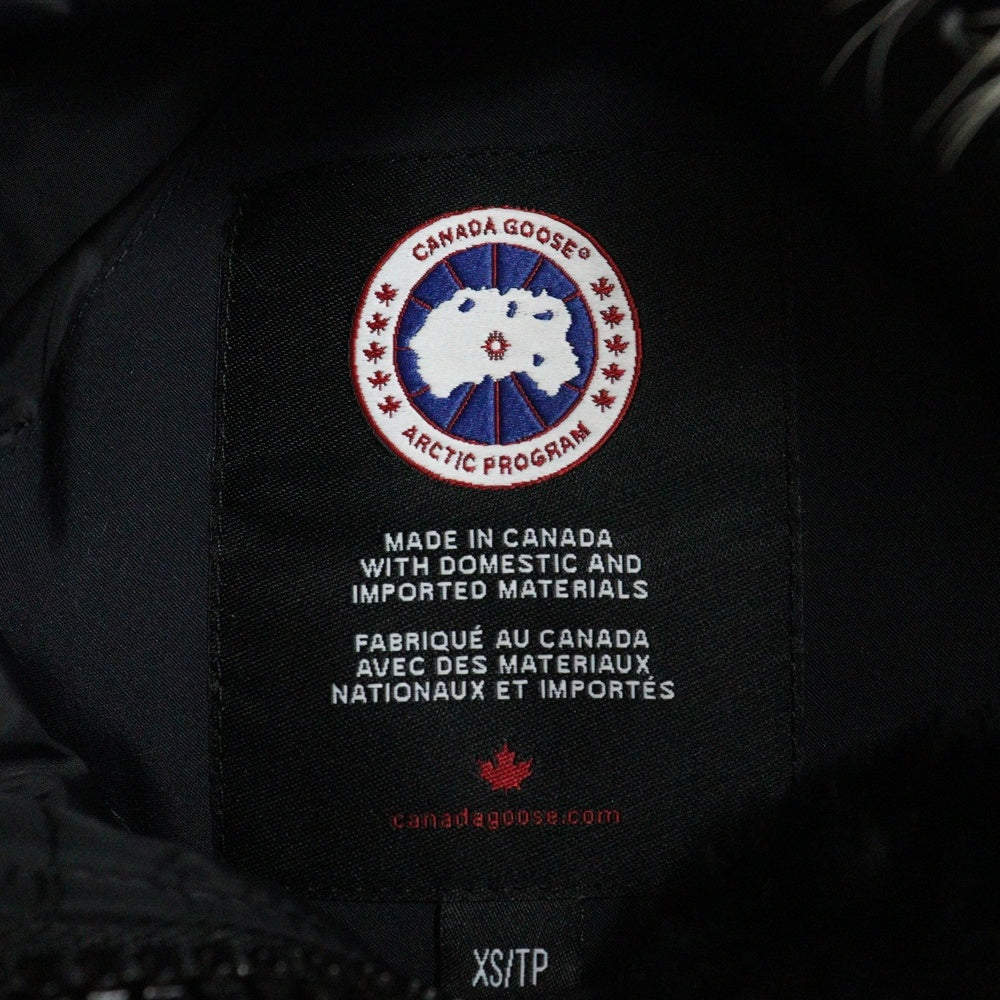 CANADA GOOSE(カナダグース) BRONTE PARKA ブロンテ パーカー フーデッドジップアップファーダウンジャケット ブラック レディース 2603JL