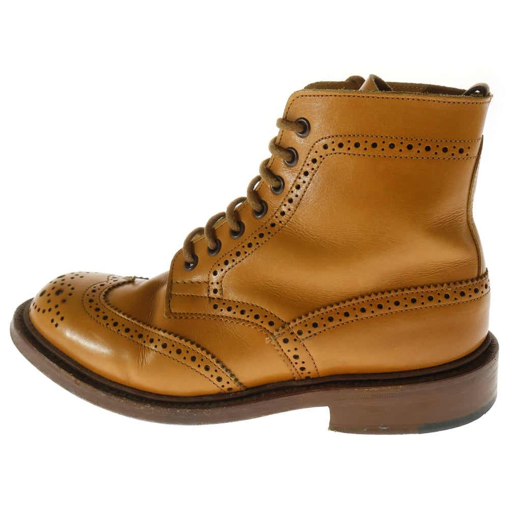 Tricker's(トリッカーズ) レースアップ ウエスタンショートブーツ レディース ブラウン L1780