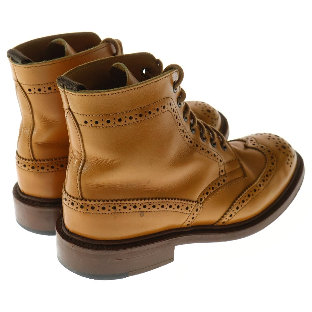 Tricker's(トリッカーズ) レースアップ ウエスタンショートブーツ レディース ブラウン L1780