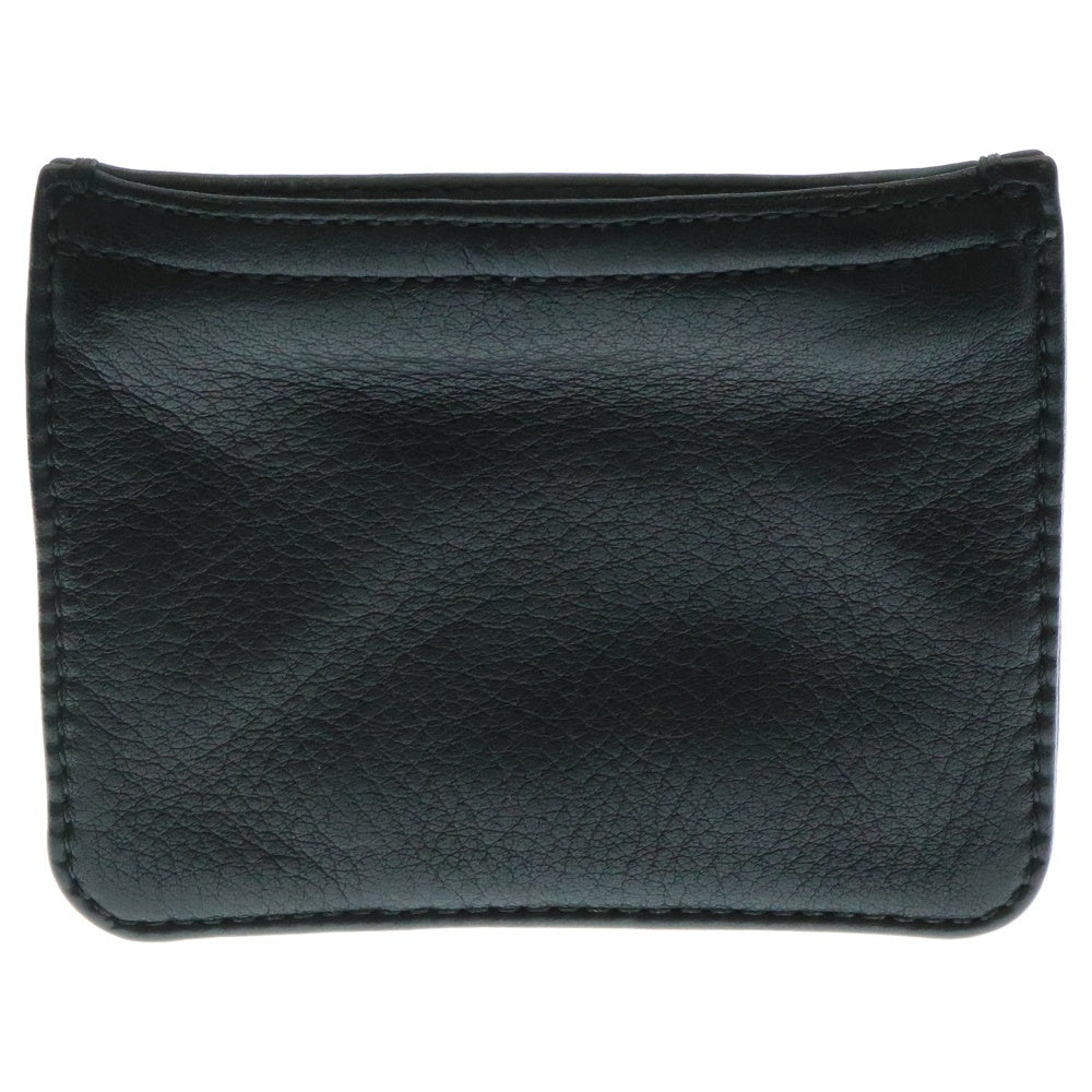 CHROME HEARTS(クロムハーツ) ZPR CHNG PURSE2 チェンジパース #2ダガージップコインケース レザー ブラック