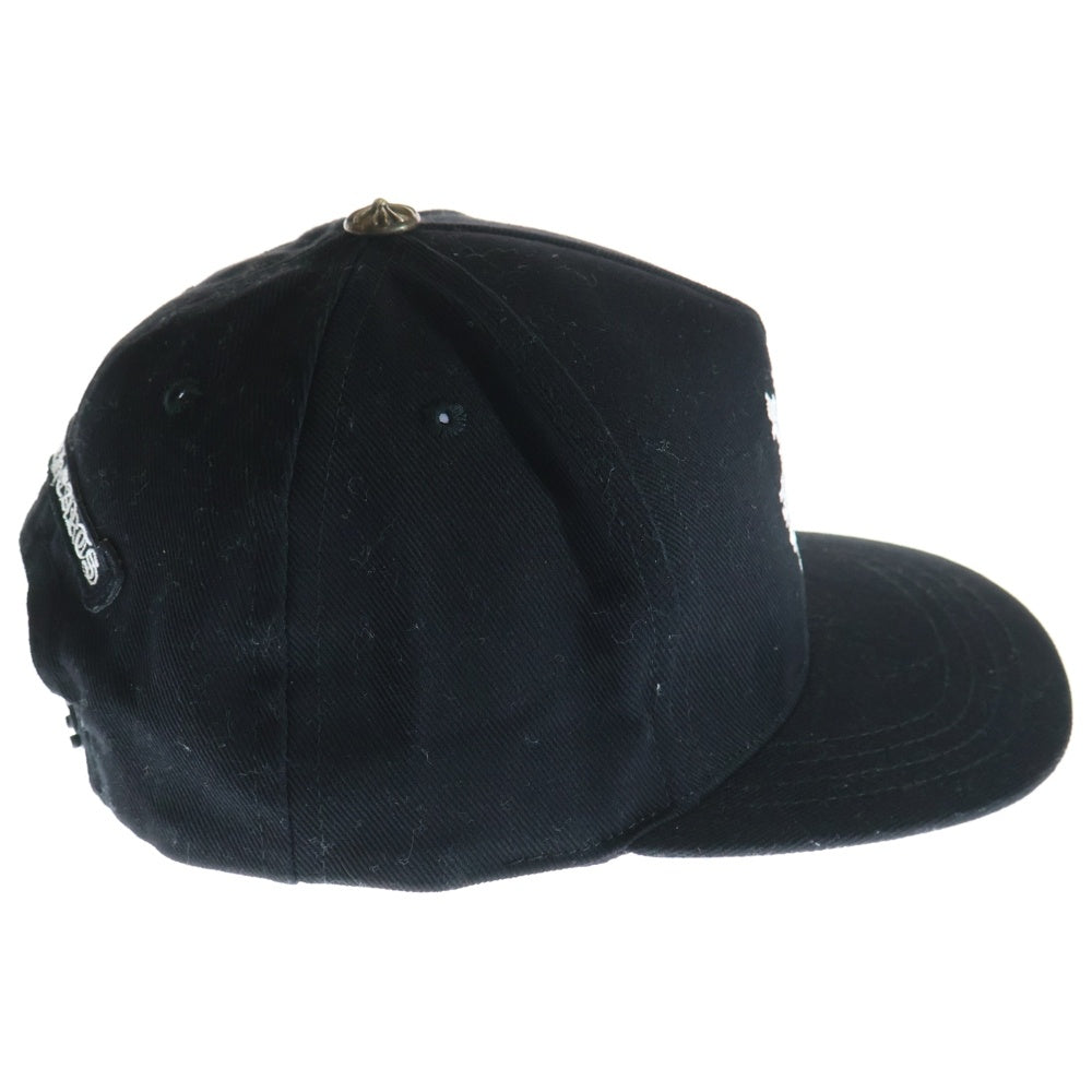 CHROME HEARTS(クロムハーツ) BASEBALL CAP ダガー刺繍 デニム ベースボールキャップ 帽子 ブラック