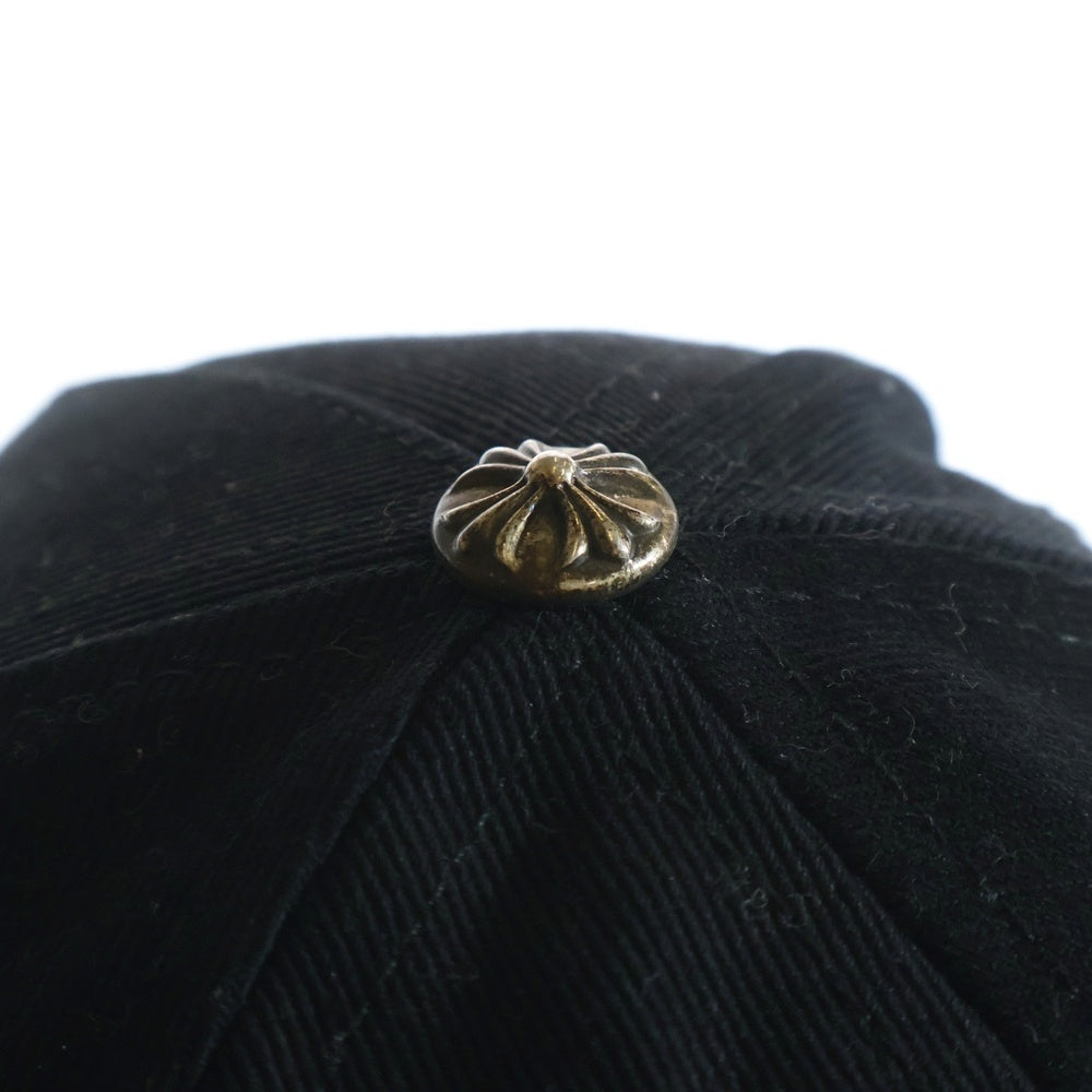 CHROME HEARTS(クロムハーツ) BASEBALL CAP ダガー刺繍 デニム ベースボールキャップ 帽子 ブラック