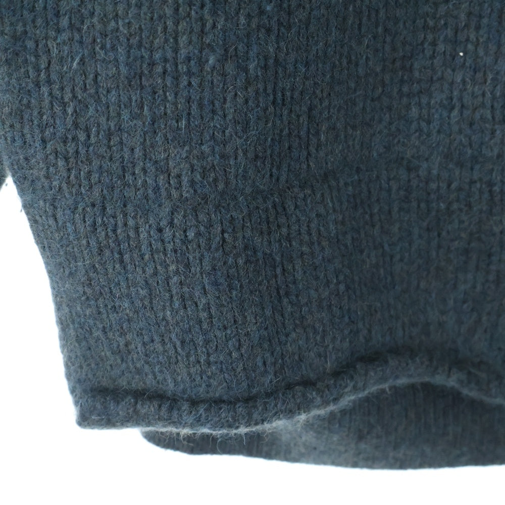 YOAK(ヨーク) 21AW CONNECTING CARDIGAN コネクティング Vネック カーディガン YK21AW0295S ブルー