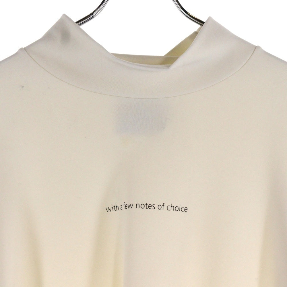 Stein(シュタイン) OVERSIZED HIGH NECK LSハイネック ロングスリーブ オーバーサイズ カットソー ホワイト ST 114
