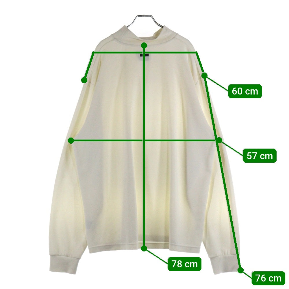Stein(シュタイン) OVERSIZED HIGH NECK LSハイネック ロングスリーブ オーバーサイズ カットソー ホワイト ST 114