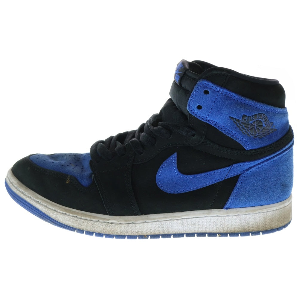 NIKE(ナイキ) AIR JORDAN 1 RETRO HIGH OG ROYAL REIMAGINED エアジョーダン スエードロイヤル ハイカットスニーカー ブルー/ブラック US9/27cm DZ5485-042