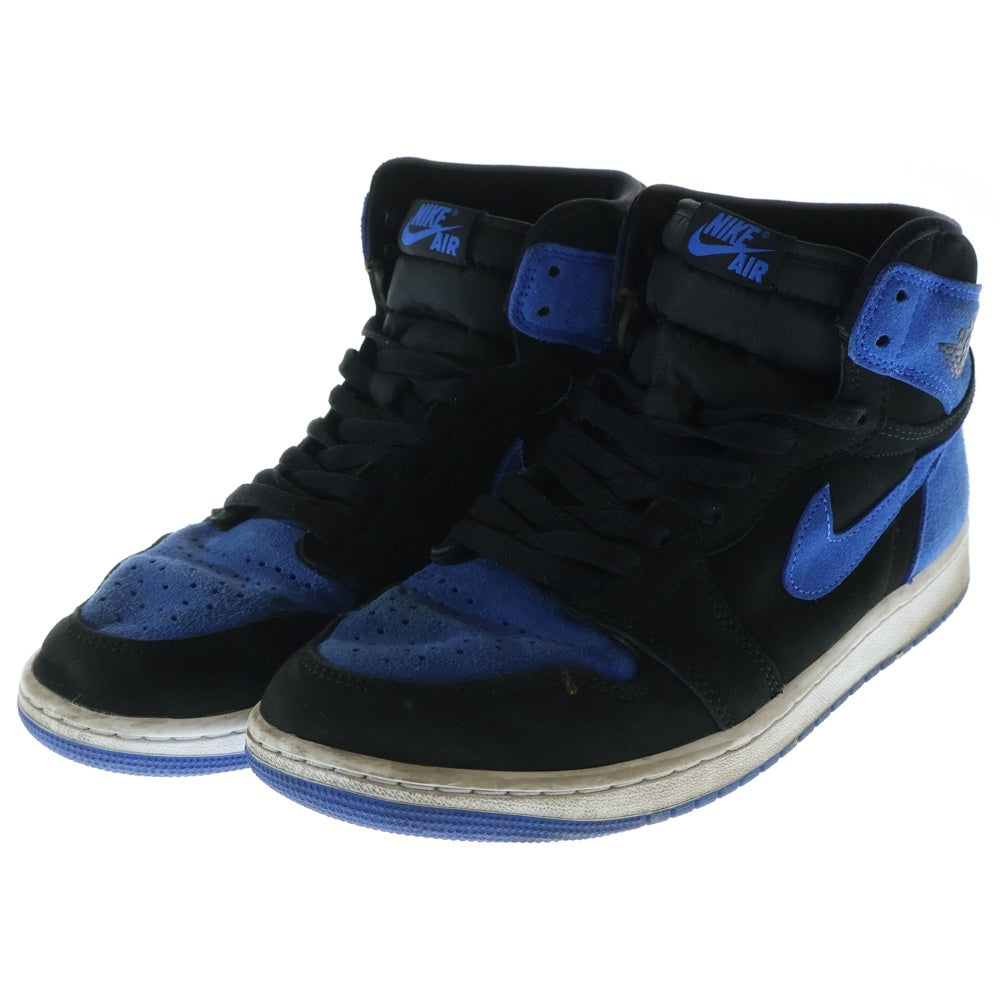 NIKE(ナイキ) AIR JORDAN 1 RETRO HIGH OG ROYAL REIMAGINED エアジョーダン スエードロイヤル ハイカットスニーカー ブルー/ブラック US9/27cm DZ5485-042