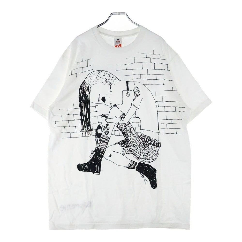 SUPREME(シュプリーム) 25AW Y'S Thinker Tee ワイズ シンカー クルーネック半袖Tシャツ カットソー ホワイト YX-T74-765-2-02