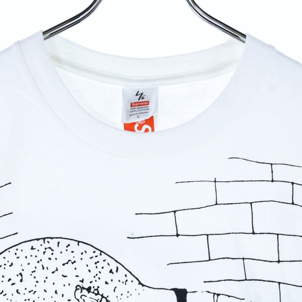 SUPREME(シュプリーム) 25AW Y'S Thinker Tee ワイズ シンカー クルーネック半袖Tシャツ カットソー ホワイト YX-T74-765-2-02