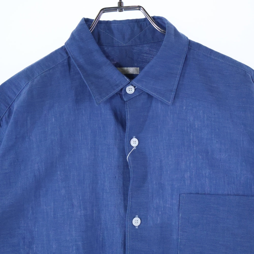 COMOLI(コモリ) 16SS ベタシャンコモリシャツ 長袖ボタンダウンシャツ ブルー I01-02002
