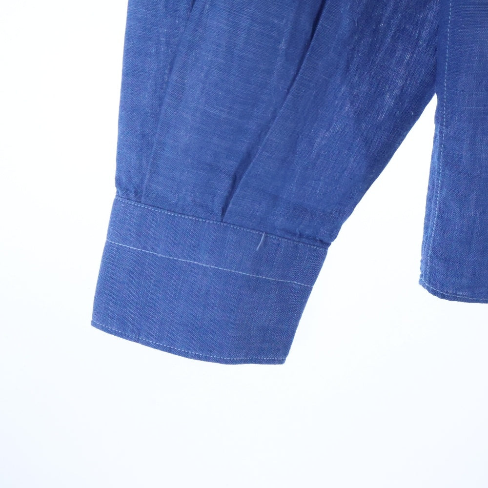 COMOLI(コモリ) 16SS ベタシャンコモリシャツ 長袖ボタンダウンシャツ ブルー I01-02002