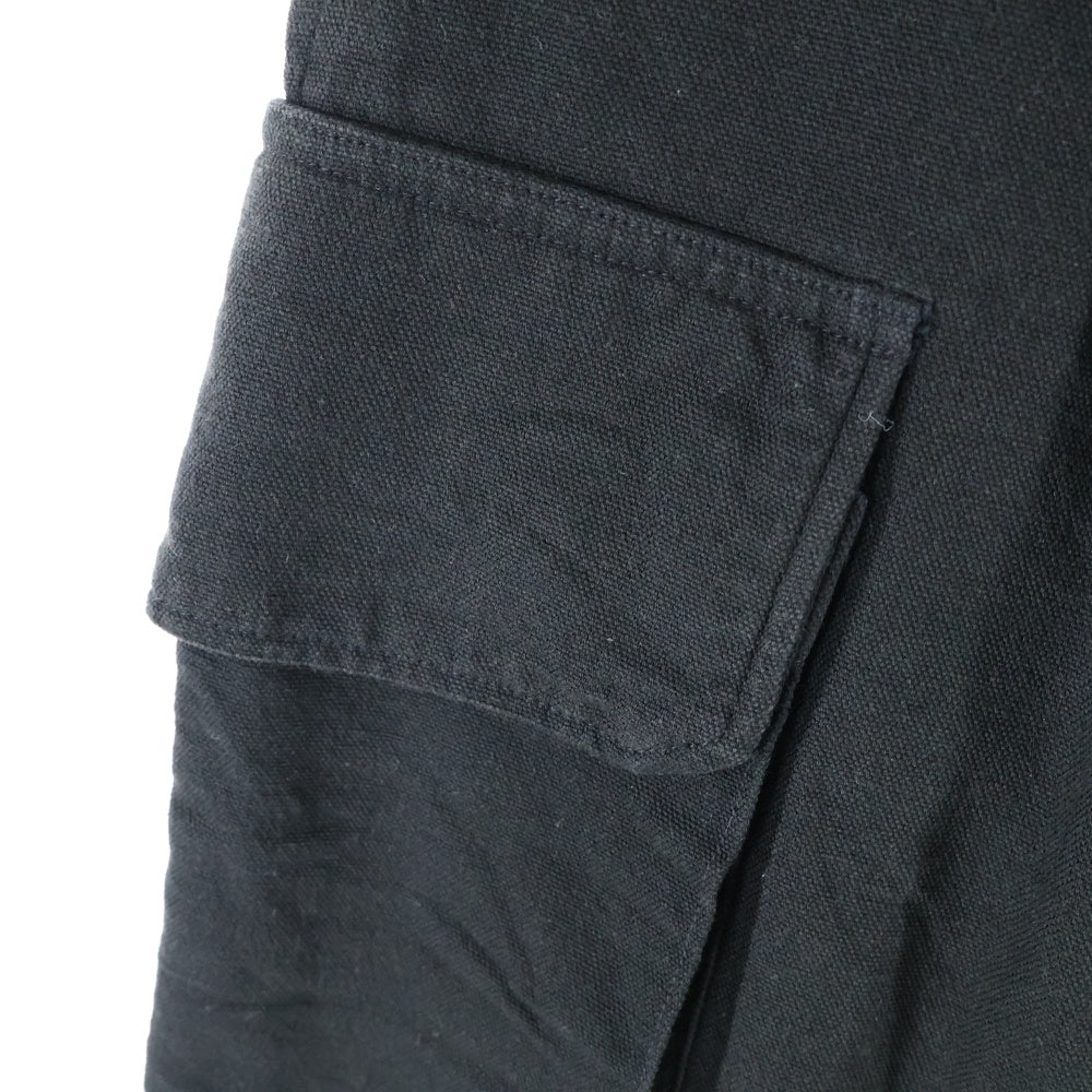 COMOLI(コモリ) 22SS 6ポケットカーゴパンツ ブラック V01-03012