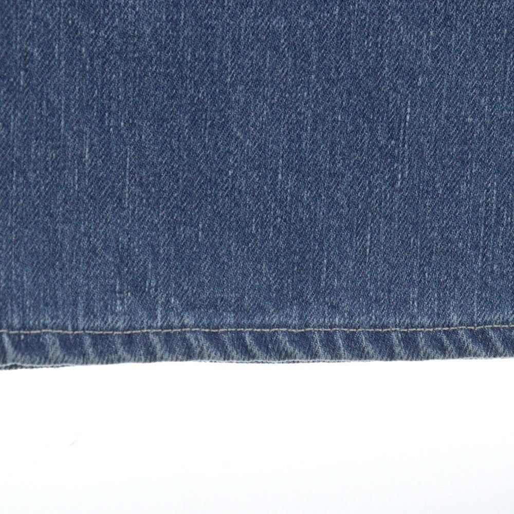 AURALEE(オーラリー) 25SS SELVEDGE FADED LIGHT DENIM PANTS セルヴィッチ フェードライト ジップフライデニムパンツ ブルー A25SP02DE