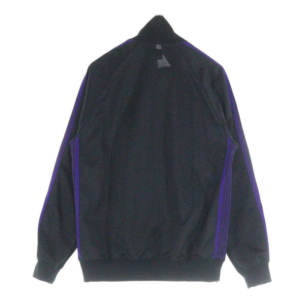 Needles(ニードルス) 23AW TRACK JACKET パピヨン刺繍 ジップアップトラックジャケット ブラック/パープル MR509
