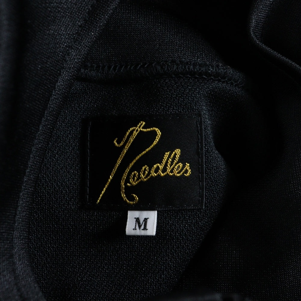 Needles(ニードルス) 23AW TRACK JACKET パピヨン刺繍 ジップアップトラックジャケット ブラック/パープル MR509