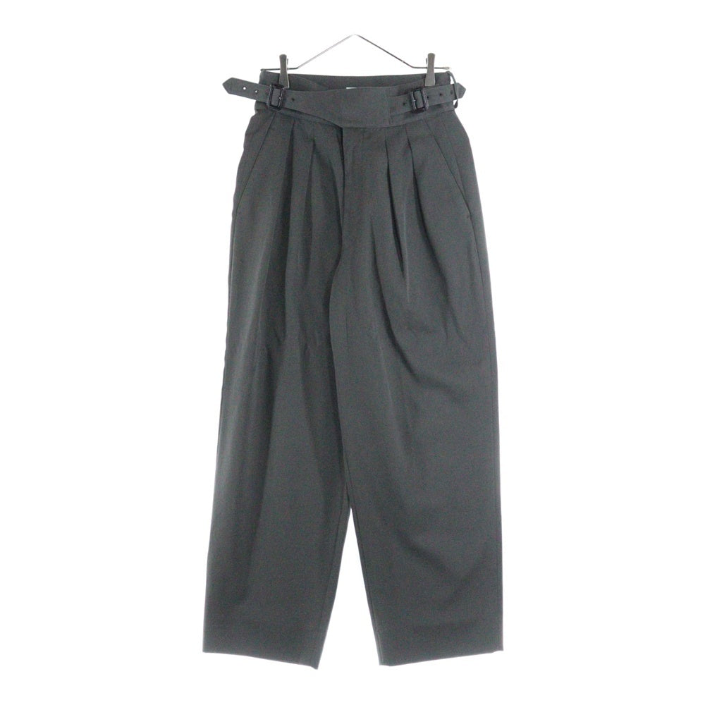 THE RERACS(ザ リラクス) THE GURKHA SLACKS ウールベルデッドスラックスパンツ グレー 23SS-REPT-165-J