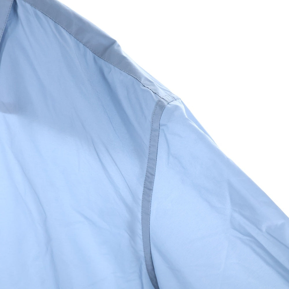 AURALEE(オーラリー) 24SS LIGHT NYLON ZIP SHIRT ライトナイロン 長袖ジップアップジャケット ライトブルー A24SS02DN