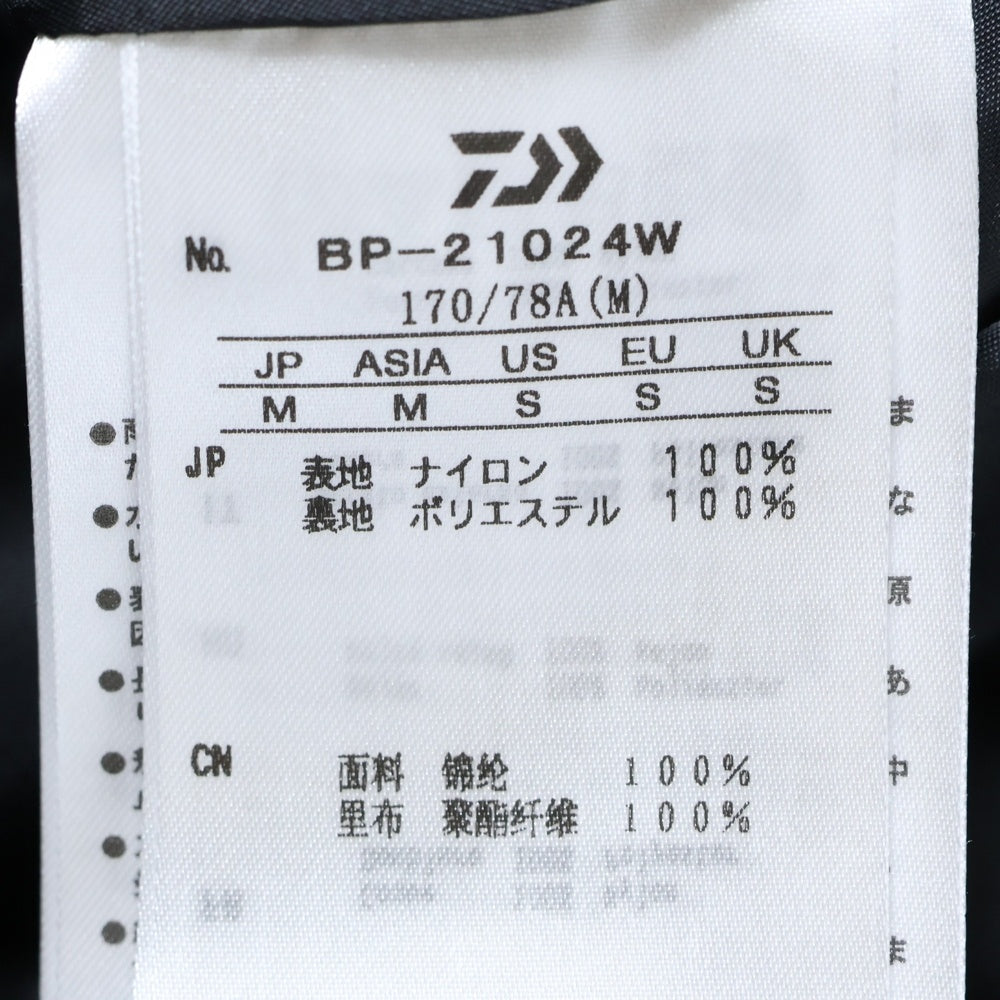 DAIWA PIER39(ダイワ ピアサーティナイン) 24AW TECH EX-WEATHER PANTS ナイロンスキーパンツ ブラック BP-21024W