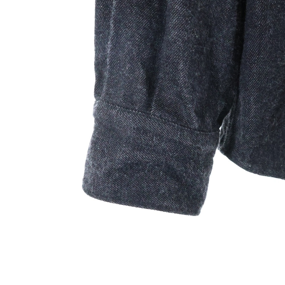 COMOLI(コモリ) 24SS デニムコモリシャツ 長袖ボタンダウンシャツ ブラック Z01-02003