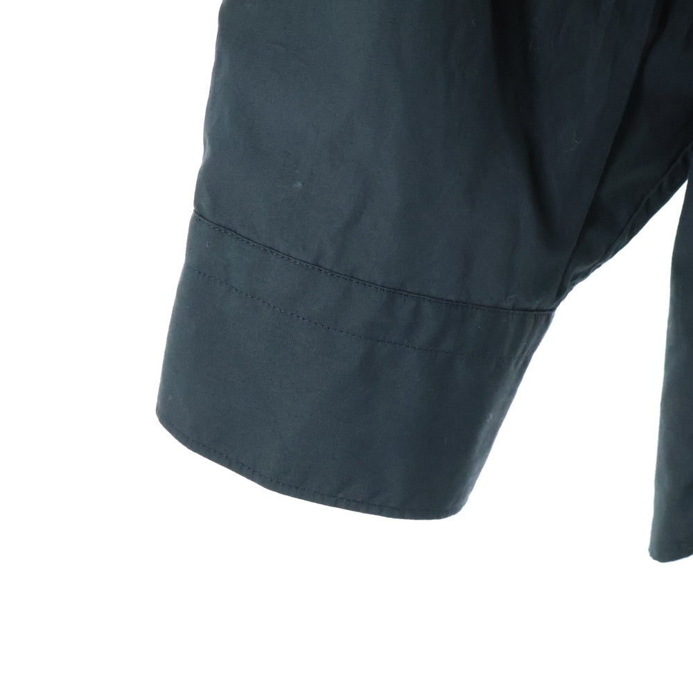 Graphpaper(グラフペーパー) 23SS BROAD L/S OVERSIZED BAND COLLAR SHIRT オーバーサイズ 長袖バンドカラーシャツ ブラック GM234-50002B