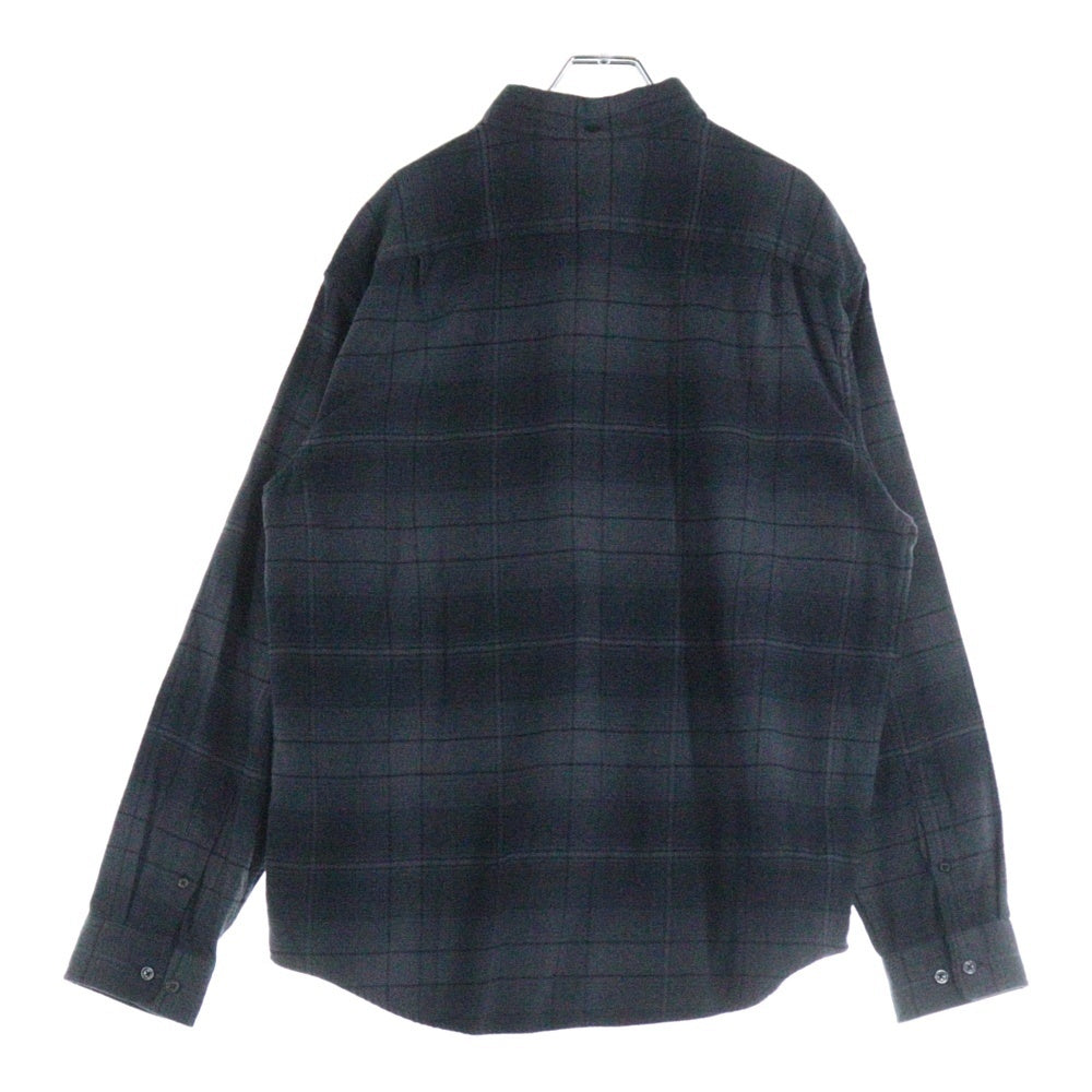 SUPREME(シュプリーム) 23SS Shadow Plaid Flannel Shirt シャドウプレイド 長袖フランネルシャツ ダークグレー