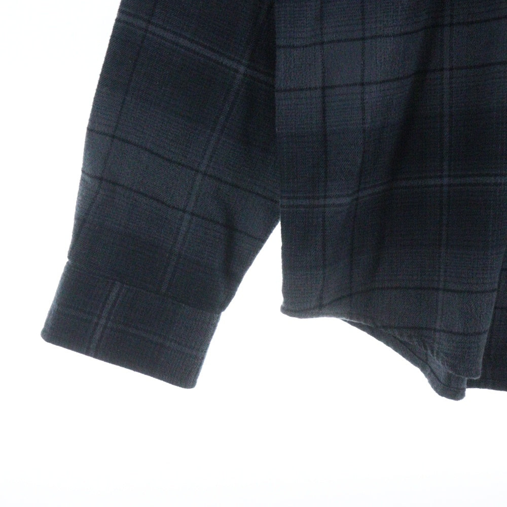 SUPREME(シュプリーム) 23SS Shadow Plaid Flannel Shirt シャドウプレイド 長袖フランネルシャツ ダークグレー
