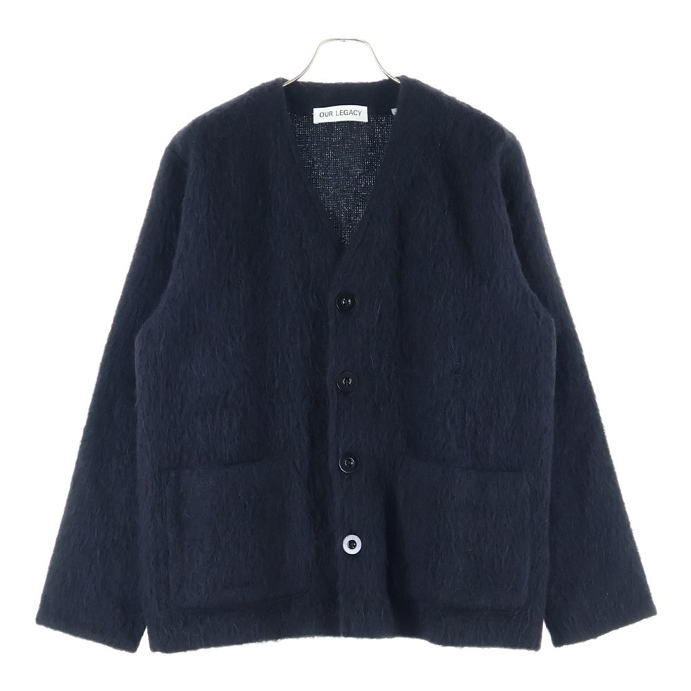 OUR LEGACY(アワーレガシー) 21AW MOHAIR CARDIGAN モヘアカーディガンブラック M4206CBM