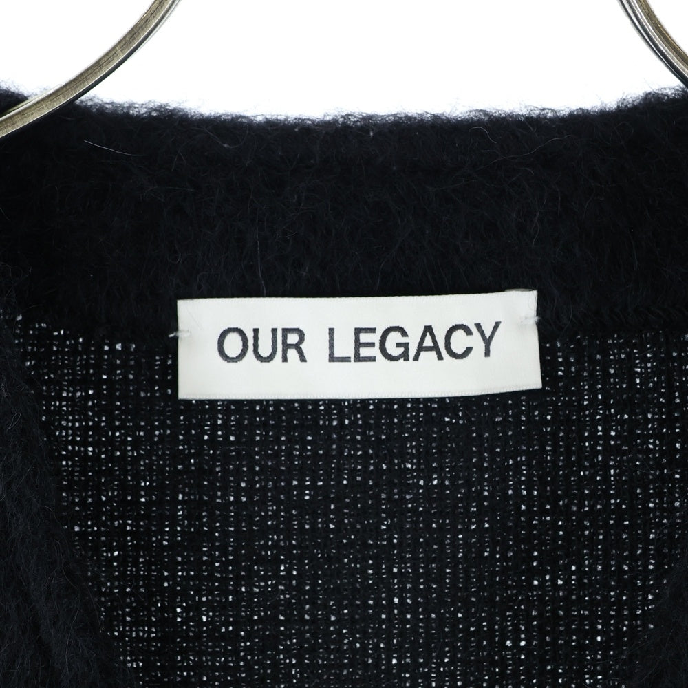 OUR LEGACY(アワーレガシー) 21AW MOHAIR CARDIGAN モヘアカーディガンブラック M4206CBM