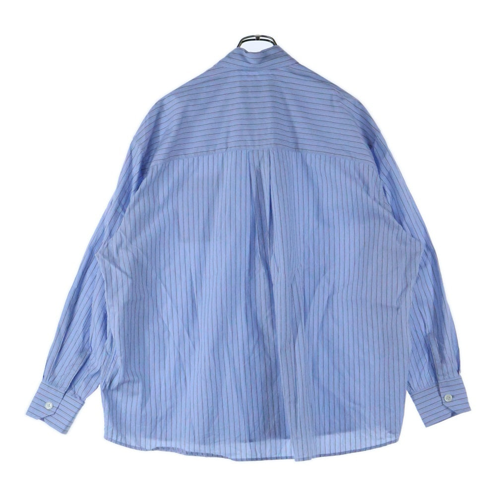 OUR LEGACY(アワーレガシー) 24AW BORROWED SHIRT BIG DADDY STRIPE OXFORD バーロウド オックスフォード ビッグダディー 長袖ストライプシャツ ブルー M4242BBD