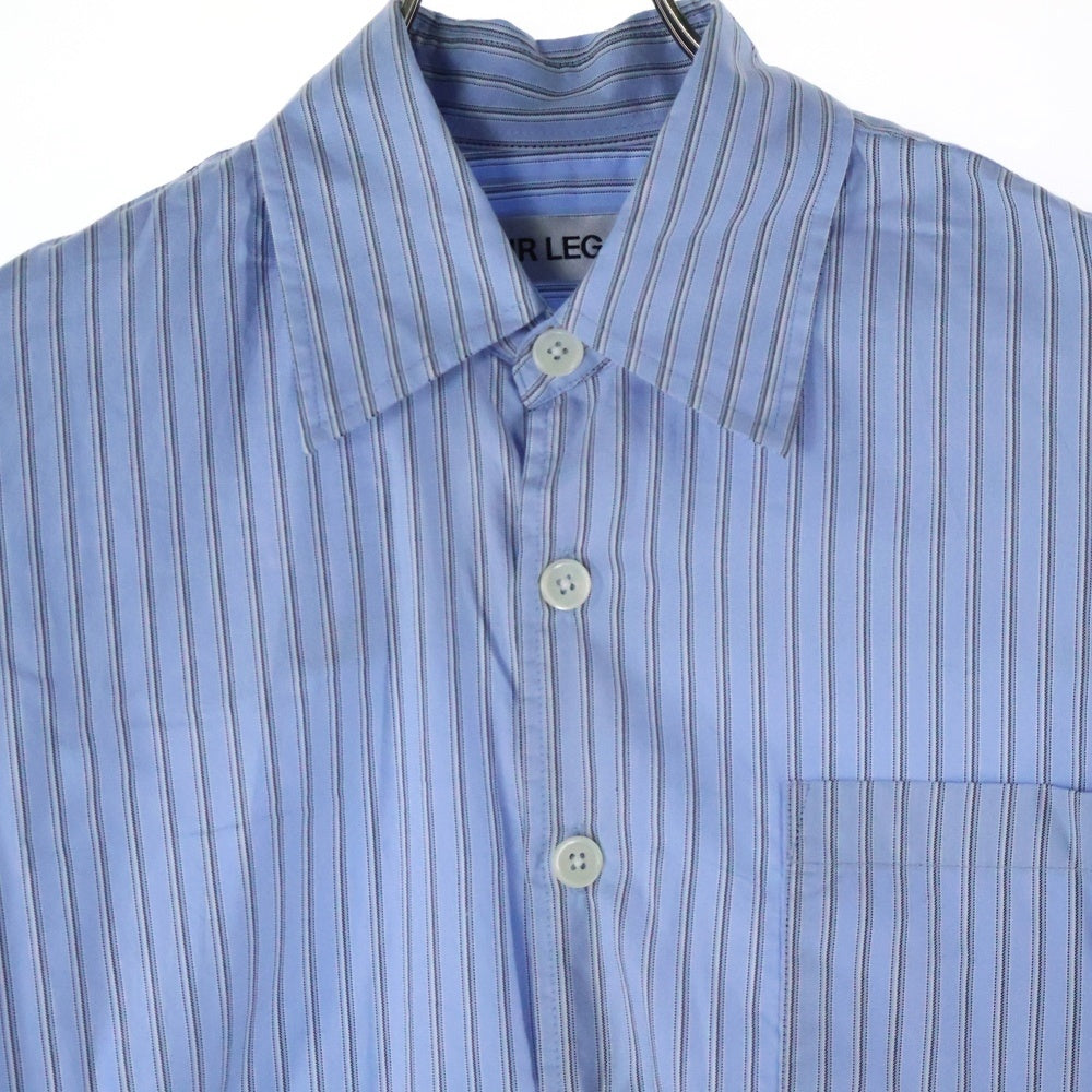 OUR LEGACY(アワーレガシー) 24AW BORROWED SHIRT BIG DADDY STRIPE OXFORD バーロウド オックスフォード ビッグダディー 長袖ストライプシャツ ブルー M4242BBD