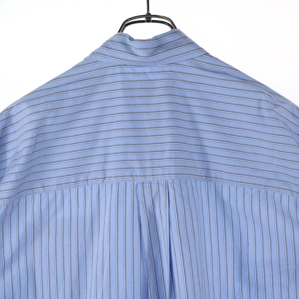 OUR LEGACY(アワーレガシー) 24AW BORROWED SHIRT BIG DADDY STRIPE OXFORD バーロウド オックスフォード ビッグダディー 長袖ストライプシャツ ブルー M4242BBD
