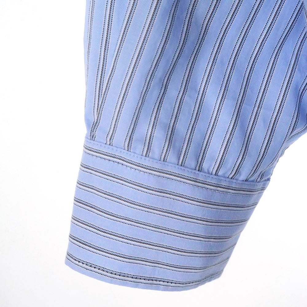 OUR LEGACY(アワーレガシー) 24AW BORROWED SHIRT BIG DADDY STRIPE OXFORD バーロウド オックスフォード ビッグダディー 長袖ストライプシャツ ブルー M4242BBD