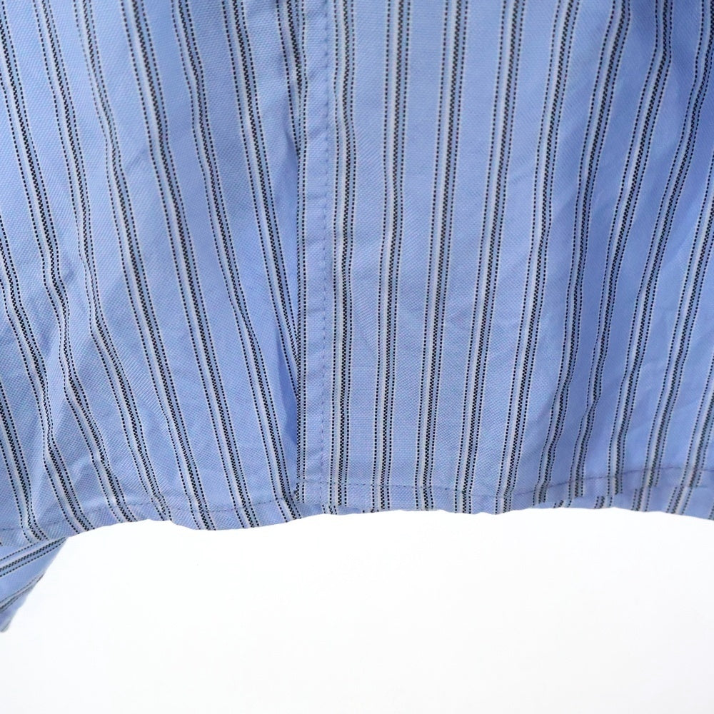 OUR LEGACY(アワーレガシー) 24AW BORROWED SHIRT BIG DADDY STRIPE OXFORD バーロウド オックスフォード ビッグダディー 長袖ストライプシャツ ブルー M4242BBD