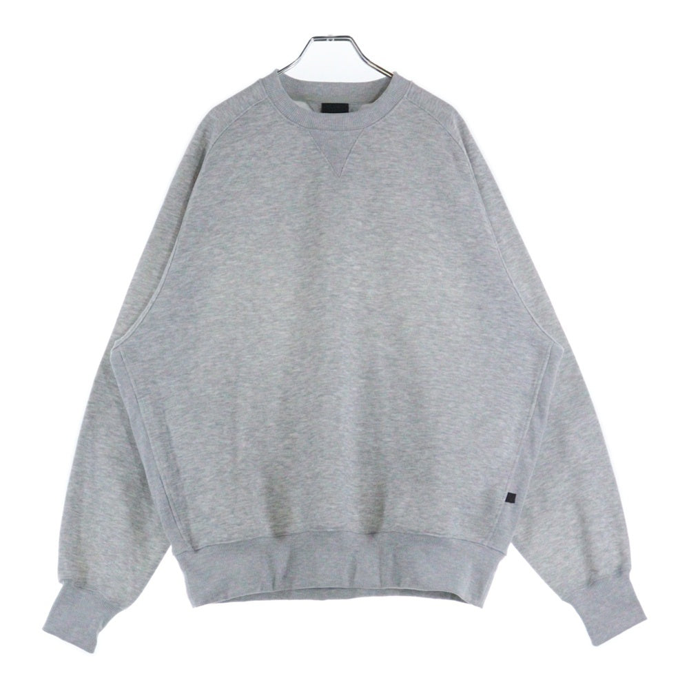 DAIWA PIER39(ダイワ ピアサーティナイン) TECH SWEAT CREW FREEDOM SLEEVE テック クルーネックスウェットトレーナー グレー BE-51024W