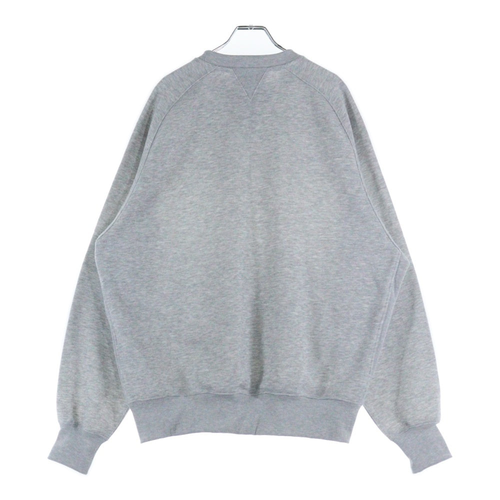 DAIWA PIER39(ダイワ ピアサーティナイン) TECH SWEAT CREW FREEDOM SLEEVE テック クルーネックスウェットトレーナー グレー BE-51024W