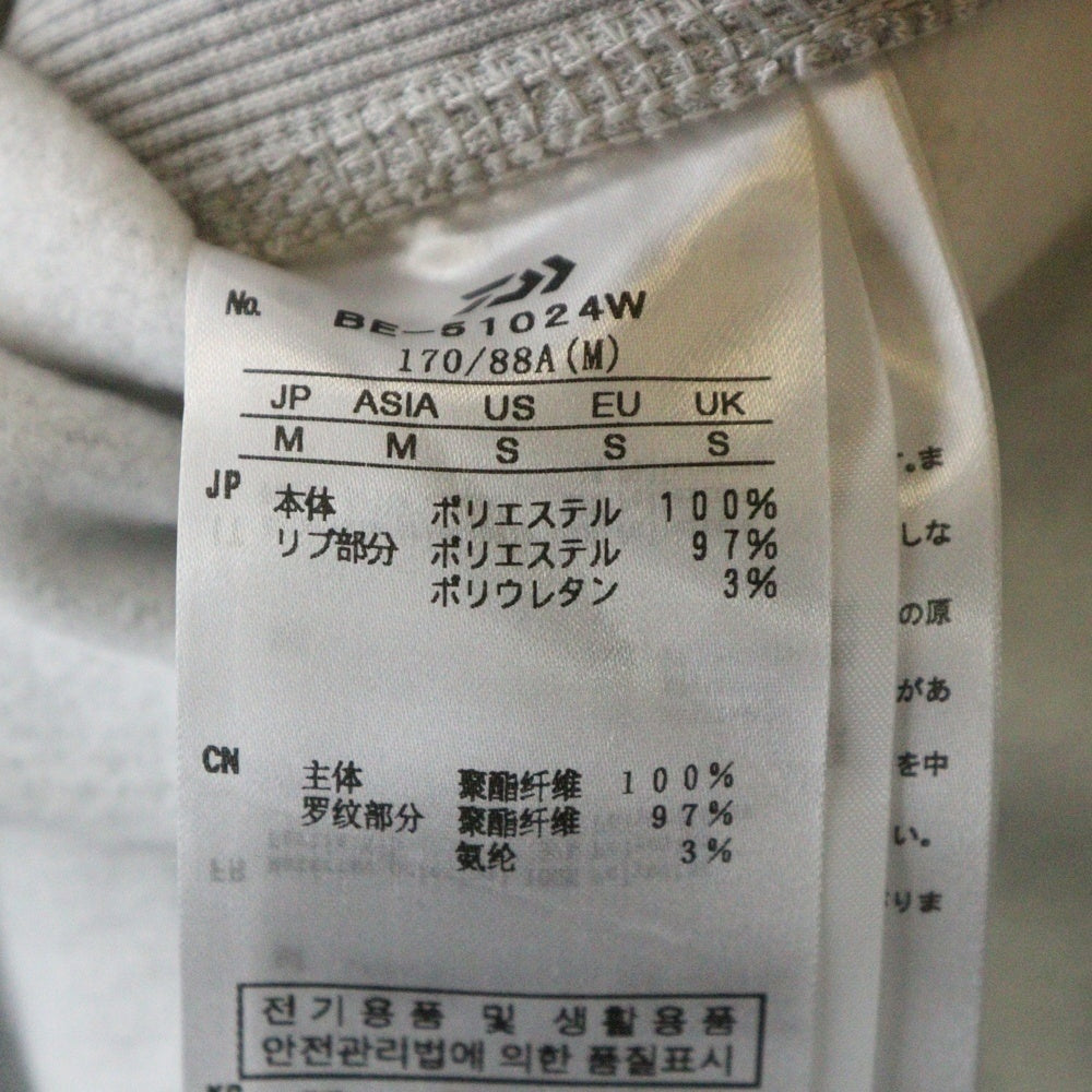 DAIWA PIER39(ダイワ ピアサーティナイン) TECH SWEAT CREW FREEDOM SLEEVE テック クルーネックスウェットトレーナー グレー BE-51024W