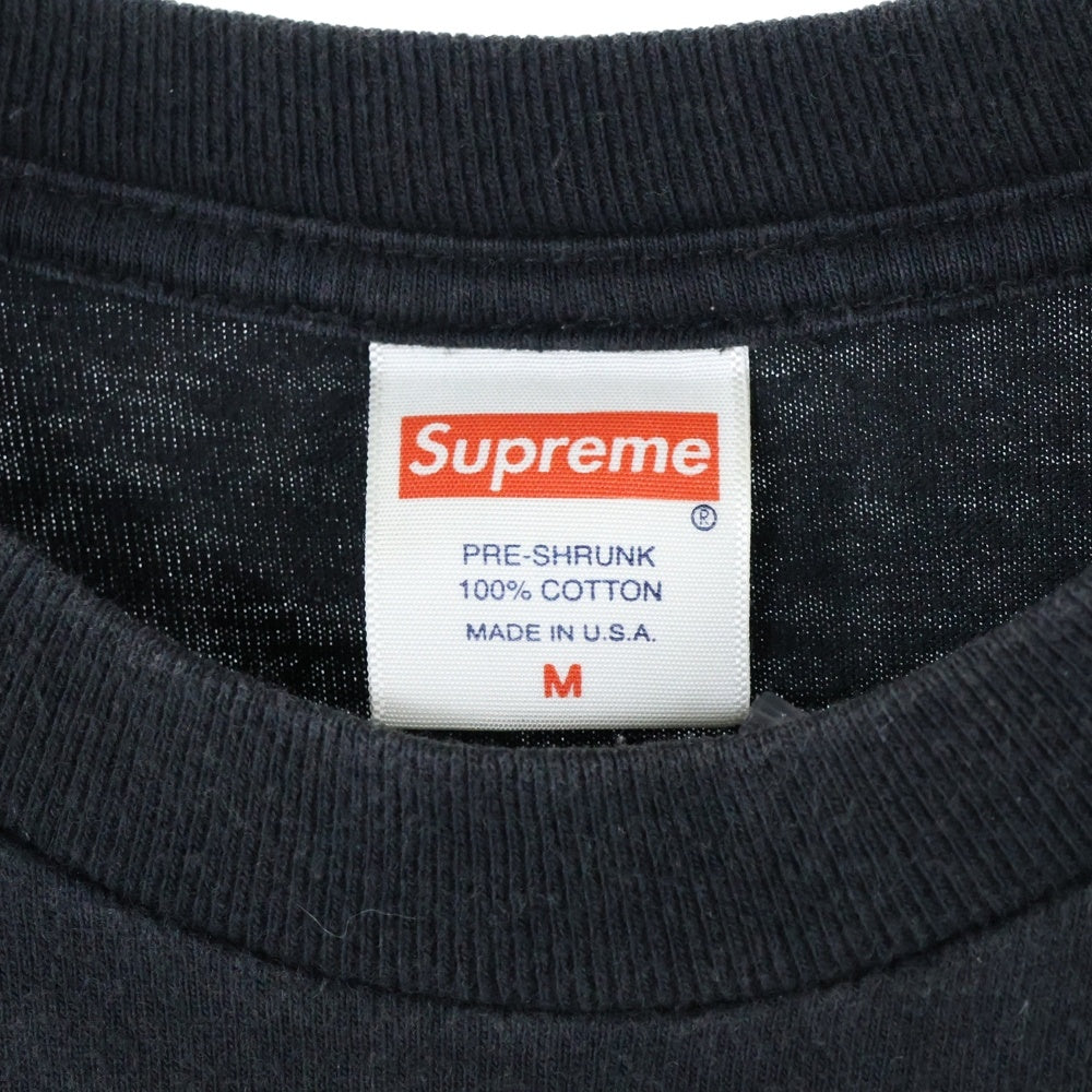 SUPREME(シュプリーム) 17AW ×AKIRA Pill Tee アキラ ピル 胸ロゴ バックプリントTシャツ 半袖クルーネックカットソー ブラック