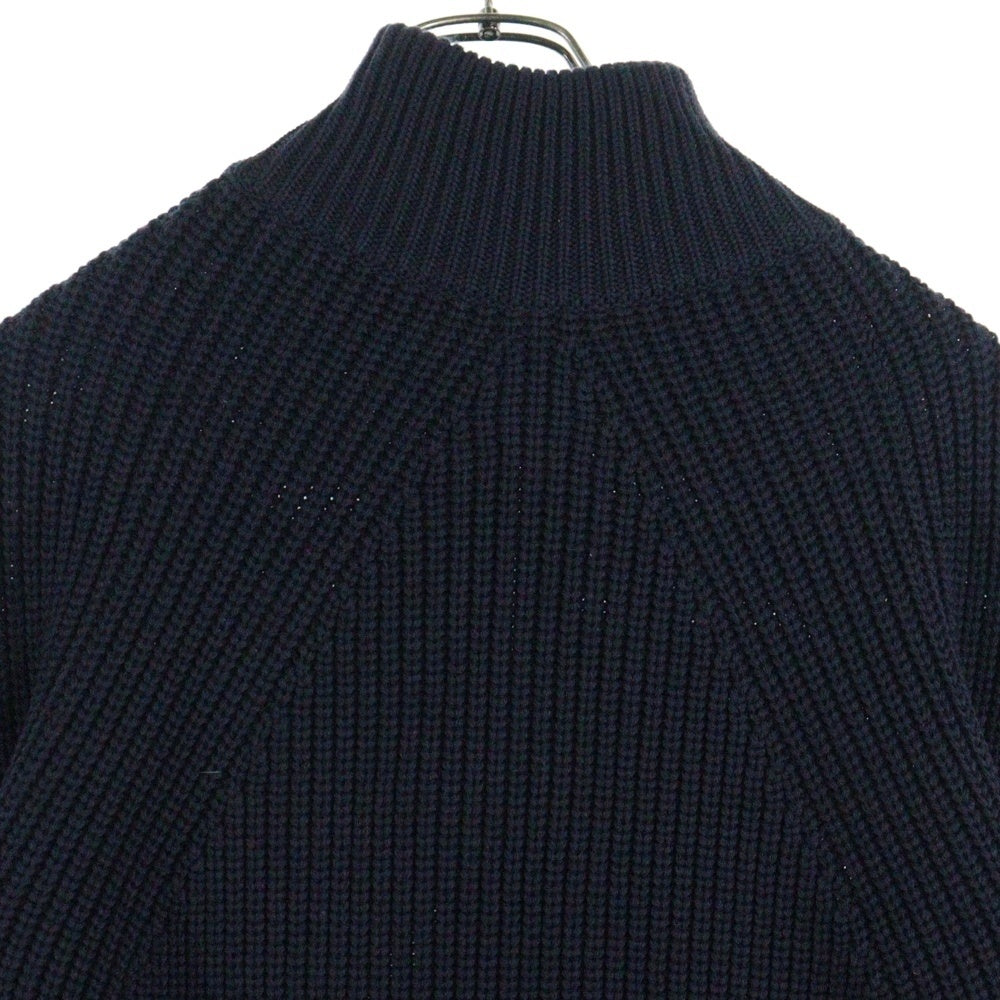 BATONER(バトナ―) 23AW SIGNATURE DRIVERS KNIT シグネチャードライバーズニット ネイビー BN-23FM-033
