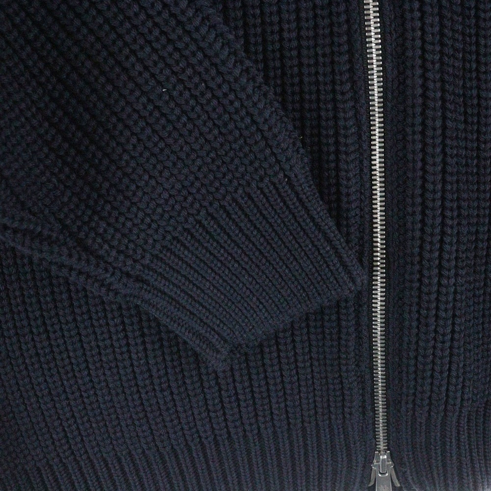 BATONER(バトナ―) 23AW SIGNATURE DRIVERS KNIT シグネチャードライバーズニット ネイビー BN-23FM-033