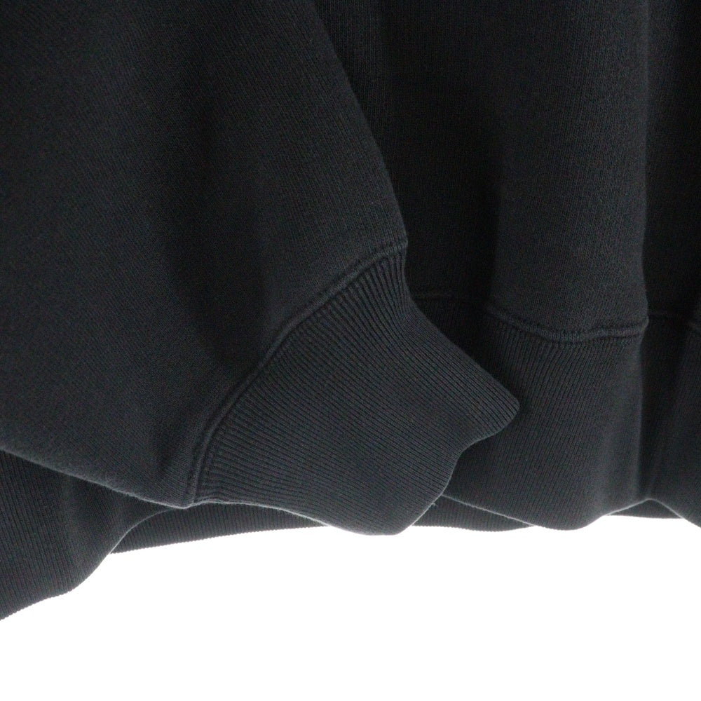 STUSSY(ステューシー) RELAXED CREW SWEAT リラックスクルー ラグランスウェットトレーナー ブラック 118570