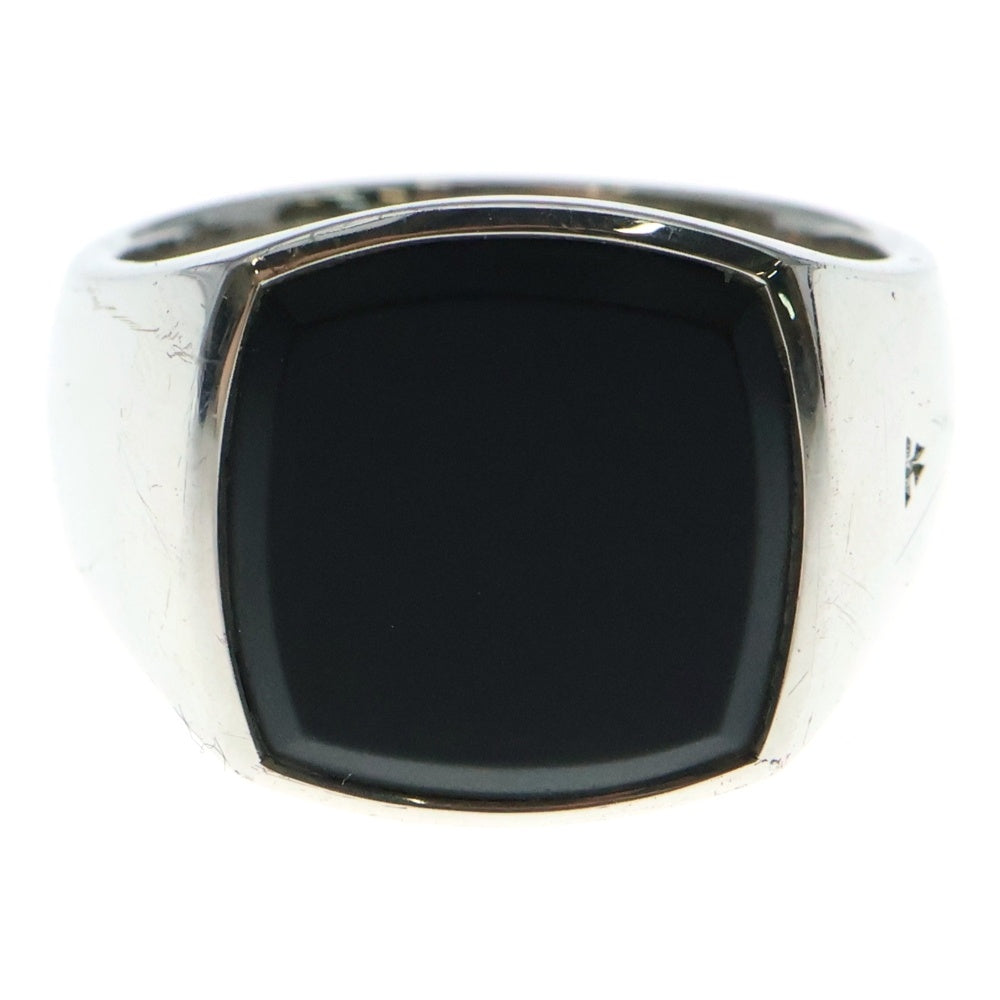 TOMWOOD(トムウッド) CUSION BLACK ONYX RING オニキスリング ブラック SV.925