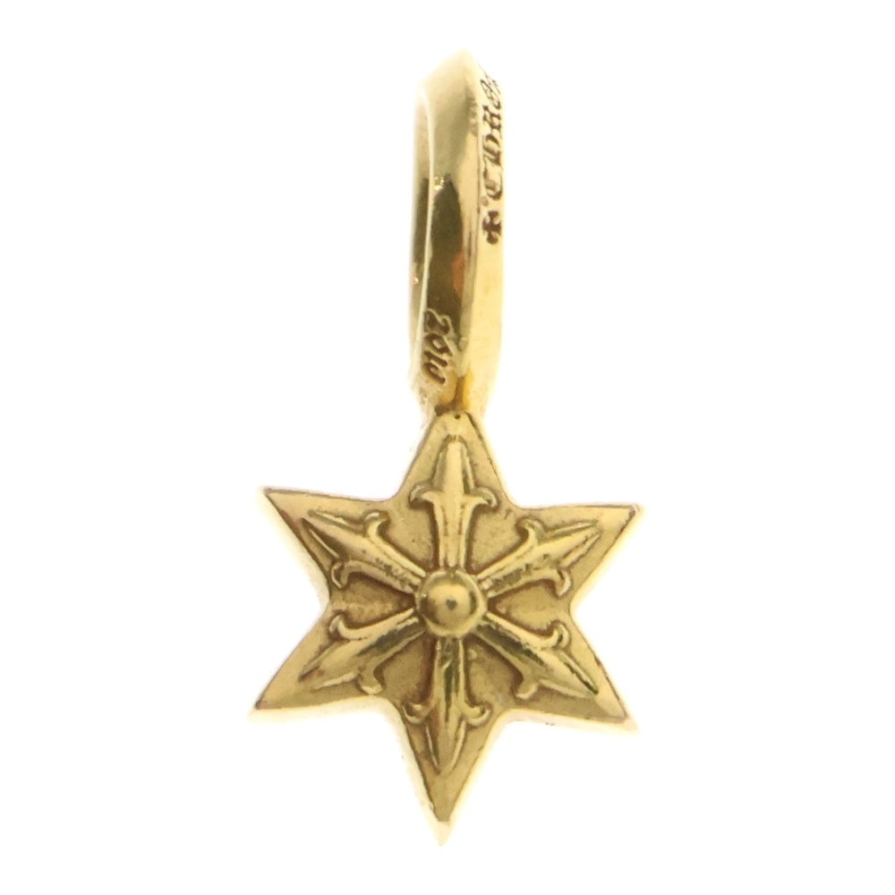 CHROME HEARTS(クロムハーツ) 22K STACK STAR V2 スタースタックチャーム ペンダントトップ ゴールド BCA405