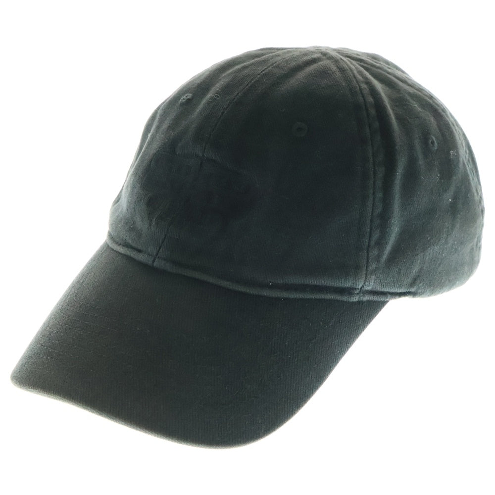 BALENCIAGA(バレンシアガ) BB Paris Icon Baseball Cap ヴィンテージ加工 ロゴ パリス アイコン ベースボール キャップ 帽子 ブラック 704105