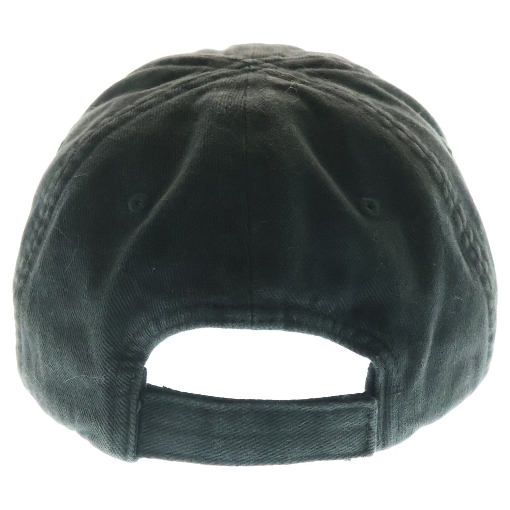 BALENCIAGA(バレンシアガ) BB Paris Icon Baseball Cap ヴィンテージ加工 ロゴ パリス アイコン ベースボール キャップ 帽子 ブラック 704105