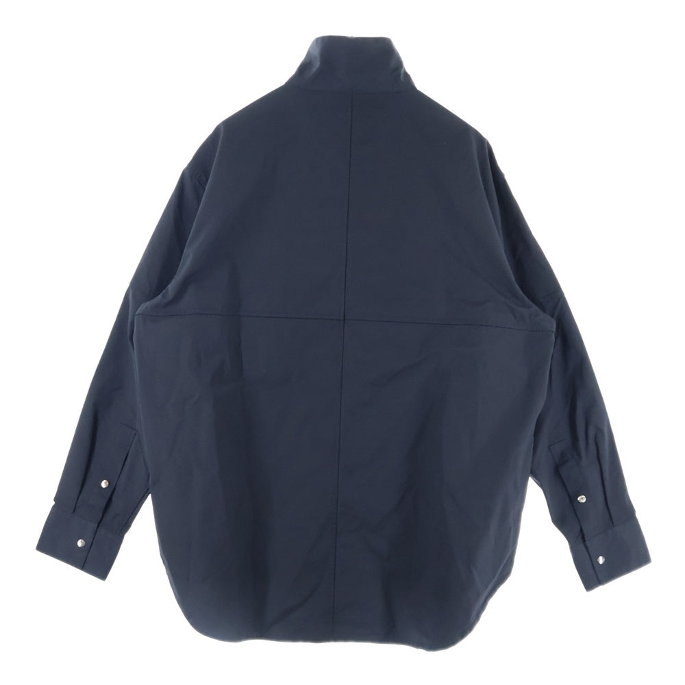 JIL SANDER(ジルサンダー) 20SS スタンドカラー ハイネック ジャケット ブラック JSMQ741326